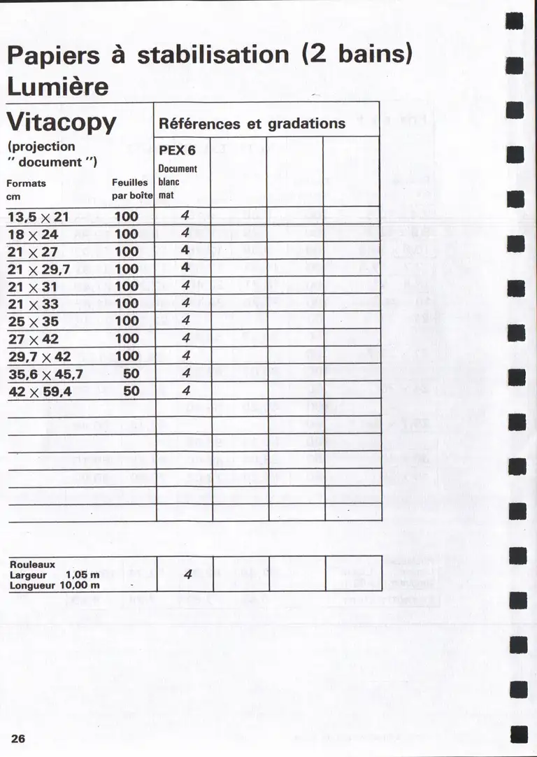 Lumière Diffusion - Tarif - janvier 1971 - 28