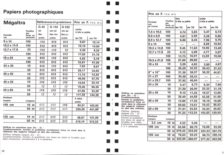 Lumière Diffusion - Tarif correctif - janvier 1972 - 5