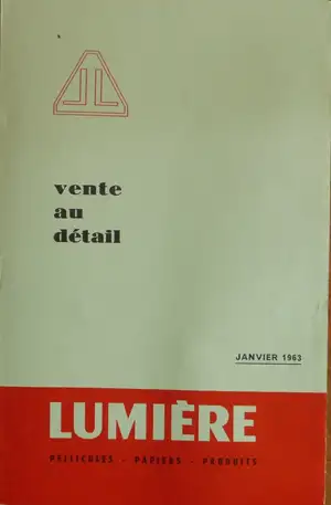 Tarif - janvier 1963