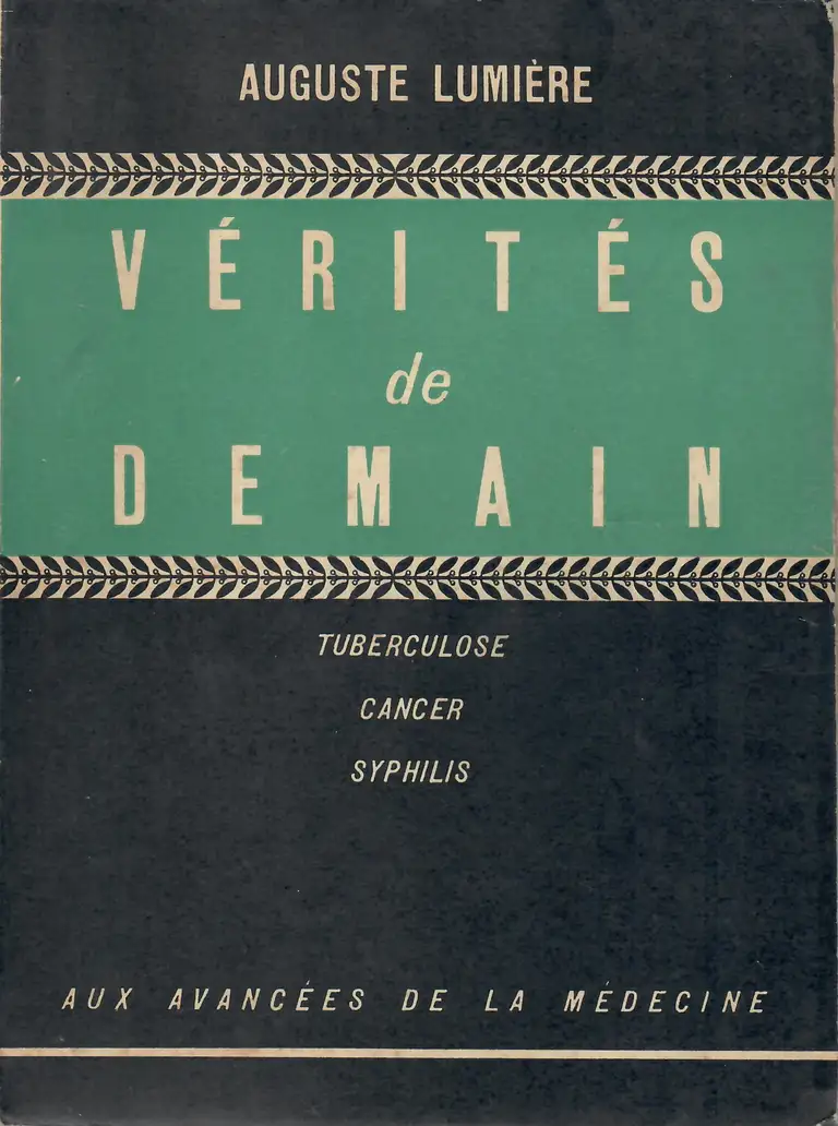 Vérités de Demain - couverture - Editions Emile-Paul Frères et Amiot Dumont - 1951