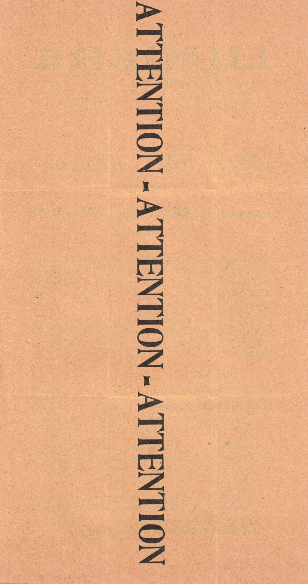 1933 - Avis important concernant le Filmcolor ultra-rapide - verso