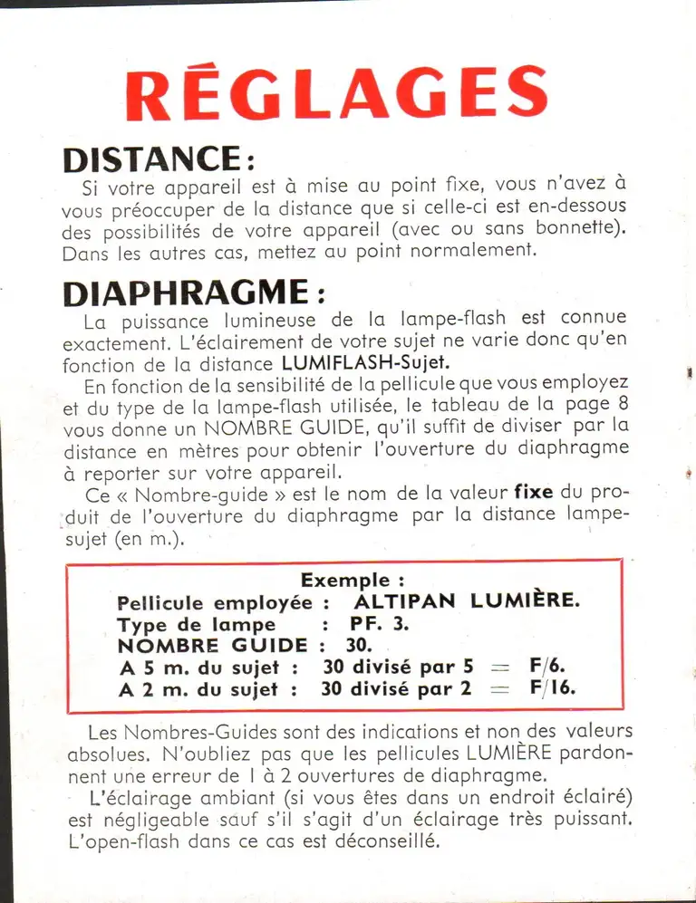 1954 - Notice Lumiflash - page 5